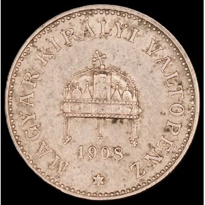 Hungary. 20 Filler 1908
