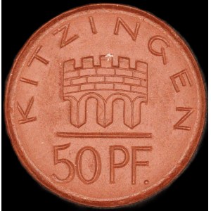 Deutschland. Porzellan Kitzingen 50 Pfennig 1921