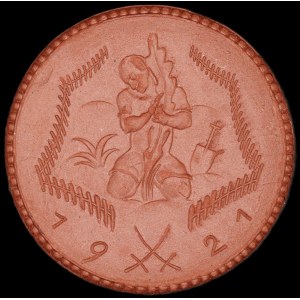 Germany. Porcelain East Saxony 10 Mark 1921
