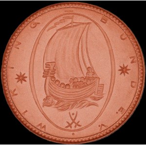 Germany. Porcelain Medal 1920 Ehrhardt Brigade