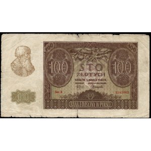 Poland. 100 Zlotych 1940 Prefix B Authentic