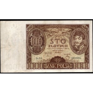 Poland. 100 Zlotych 1934 Prefix BH