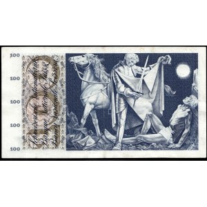 Švýcarsko. 100 franků 1964