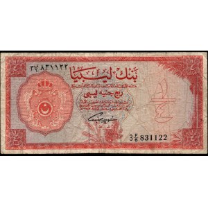 Libya. 1/4 Dinar 1963