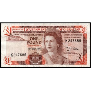 Gibraltar. 1 Pound 1979