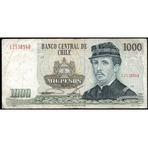Chile. 1000 Pesos 1986