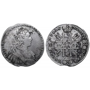 Imperium Rosyjskie, 1 rubel, 1729 rok