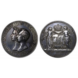 Russian Empire, 1 Rouble, 1841 year, SPB-NG, Marriage of the heir to the throne - Marriage of Grand Duke Alexander Nikolaevich