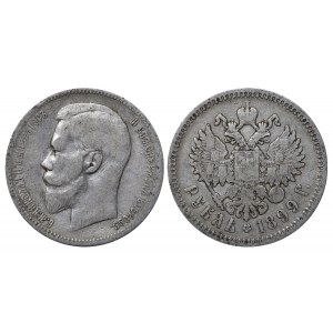Ruské impérium, 1 rubľ, rok 1899, (FZ)
