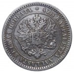 Ruské impérium, Fínsko, 2 Markkaa, 1870 rok, S