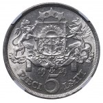 Latvia, 5 Lati, 1929 year, NGC, MS 63