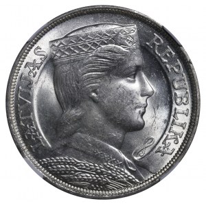 Latvia, 5 Lati, 1929 year, NGC, MS 62