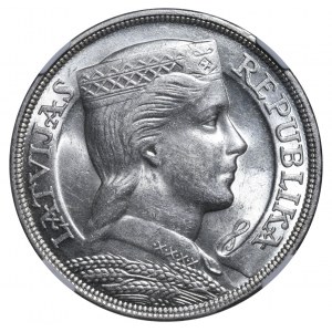 Latvia, 5 Lati, 1929 year, NGC, MS 62