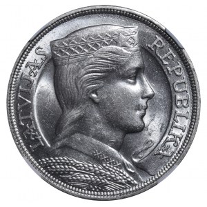 Latvia, 5 Lati, 1931 year, NGC, MS 62