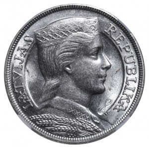Latvia, 5 Lati, 1931 year, NGC, MS 62