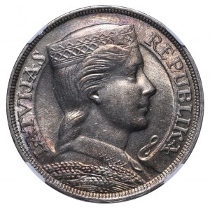 Latvia, 5 Lati, 1932 year, NGC, UNC DETAILS CLEANED