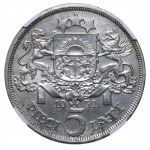 Latvia, 5 Lati, 1932 year, NGC, MS 61
