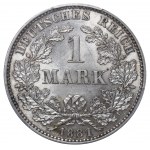Germany, 1 Mark, 1881 year, E, PCGS, MS 62