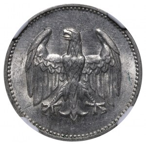 Germany, Weimar Republic, 1 Mark, 1924 year, G, NGC, MS 63