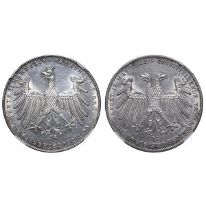 Germany, 2 Gulden, 1848 year, Constitutional Convention May 18, NGC, MS 63