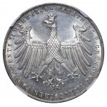 Germany, 2 Gulden, 1848 year, Constitutional Convention May 18, NGC, MS 63