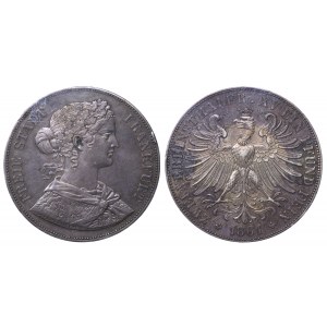 Germany, 2 Vereinsthaler, 1861 year, PCGC, AU Detail