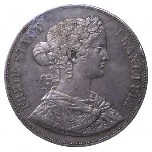 Germany, 2 Vereinsthaler, 1861 year, PCGC, AU Detail