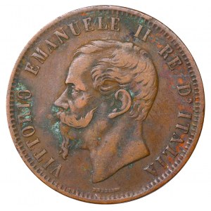 Italy, 10 Centesimi, 1866 year, N