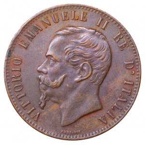 Italy, 10 Centesimi, 1867 year, ·OM·