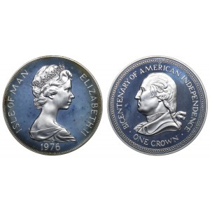 Wielka Brytania, 1 Korona, 1976 rok, 200. rocznica powstania Stanów Zjednoczonych