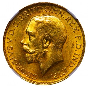 Afrique du Sud, 1 souverain, année 1927, NGC, MS 61
