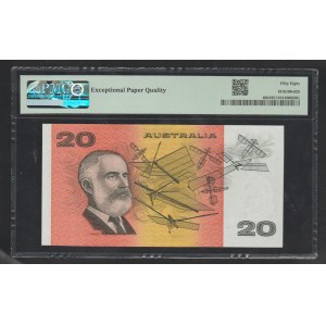 Australia, 20 Dollars, 1991 year, 58 Choice About Unc