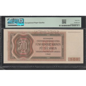 Böhmen &amp; Mähren, 500 Kronen, 1942 Jahr, 65 Gem Unc, Exemplar