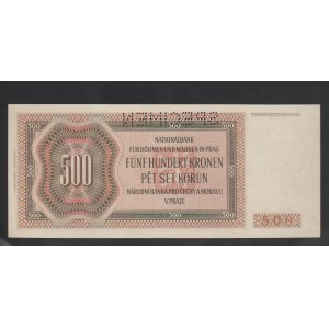 Bohemia,500 Kronen, 1942 year, Specimen