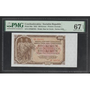 Czechoslovakia, 100 Korun 1953 year, 67 Superb Gem Unc