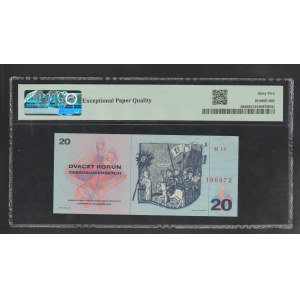 Czechoslovakia, 20 Korun, 1970 year, 65 Gem Uncirculated