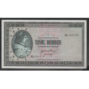 Tschechoslowakei, 1000 Korun, 1945 Jahr