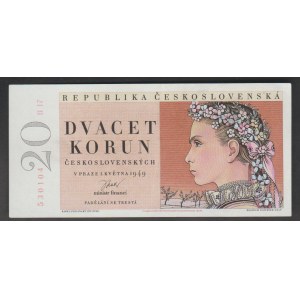 Československo, 20 Korún, 1949 rok