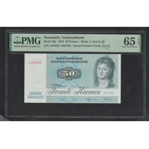 Denmark, 50 Kroner, 1978 year, 65 Gem Uncirculated