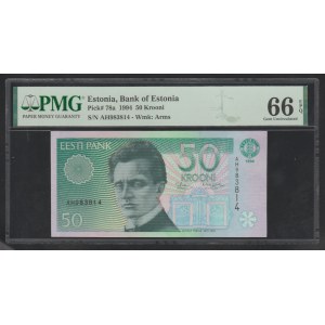 Estonia 50 Krooni, 1994 year, 66 Gem Uncirculated