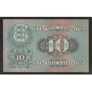 Estonia, 10 Krooni, 1937 year
