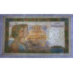 Francúzsko, 500 frankov, rok 1942