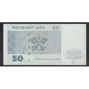 Latvia, 50 Latvian Latu, 1992 year