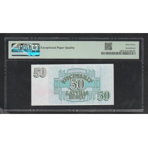 Lotyšsko, 50 rubľov, rok 1992, 67 Superb Gem Unc