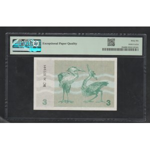 Litva , 3 talóny, rok 1991, 66 drahokamov, neobalené