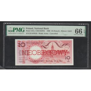 Poland , 10 Zlotych, 1990 year ,66 Gem Uncirculated