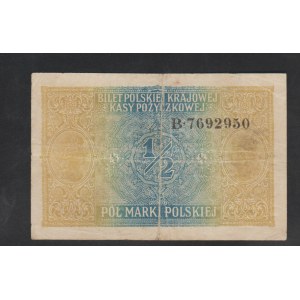 Polska 1/2 Marka, 1917 rok