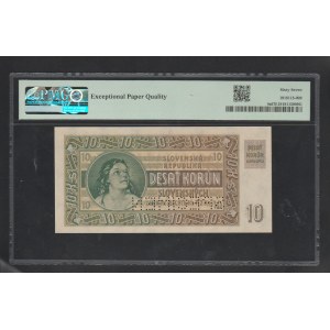 Slovakia, 10 Korun, 1939 year, 67 Superb Gem Unc, Specimen, Top