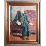 Otto Axer, Portrét muže v interiéru