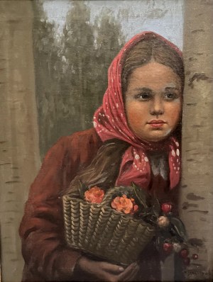 Konstanty Szewczenko, Dziewczyna z koszykiem kwiatów